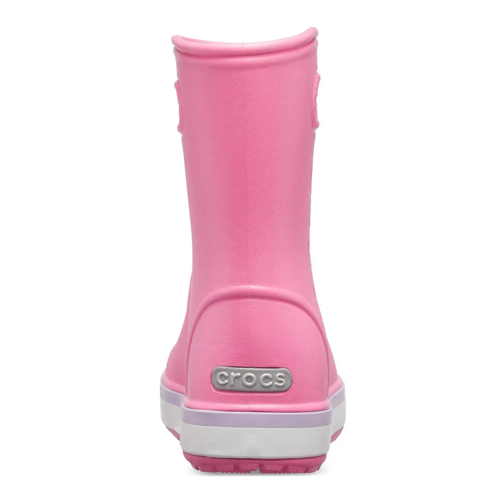CROCS2058276QMC10 CROCBAND RAIN BOOT K PLEM/LAV C10 KIDS