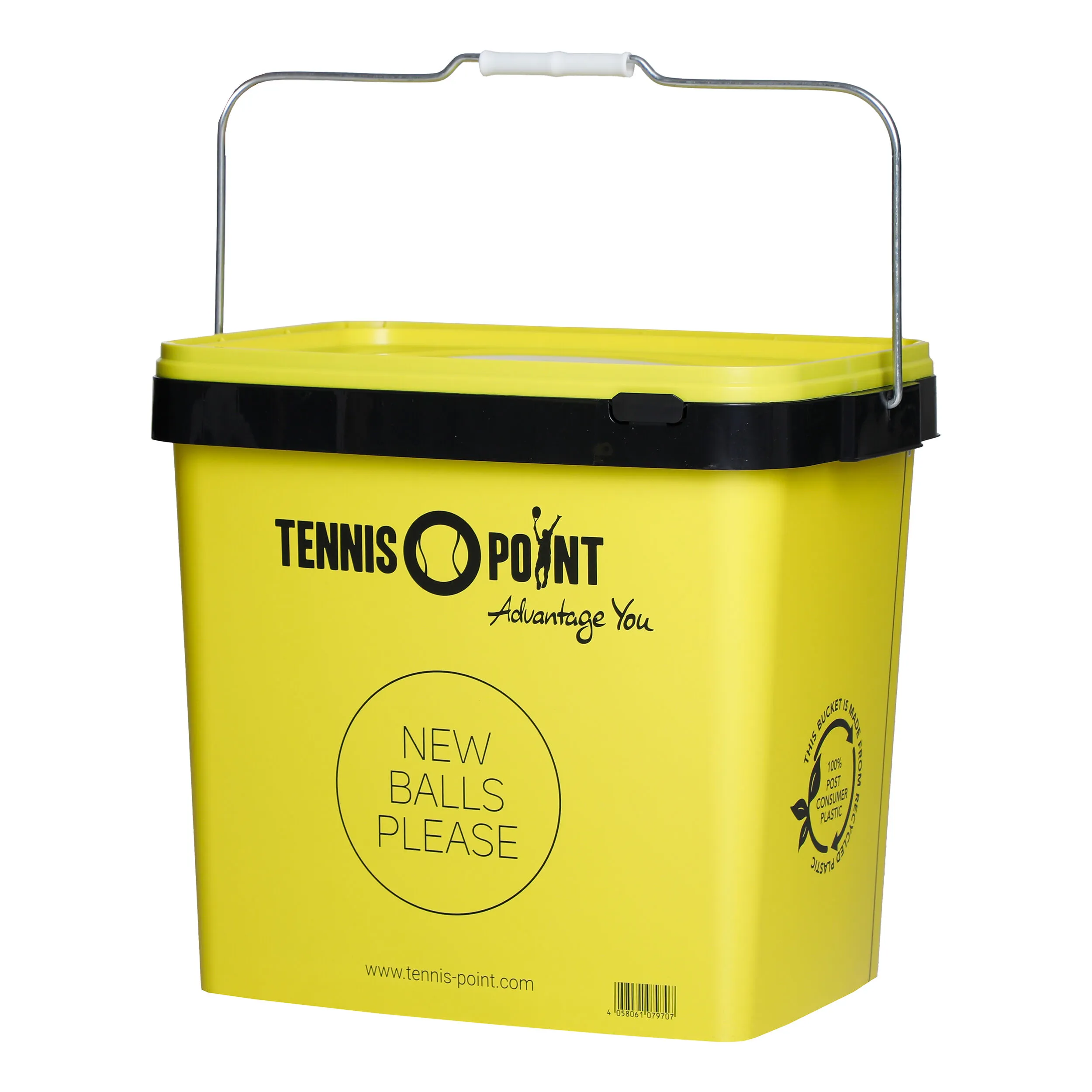 Cubo De Pelotas Con Tapa, De Cuatro Cantos
