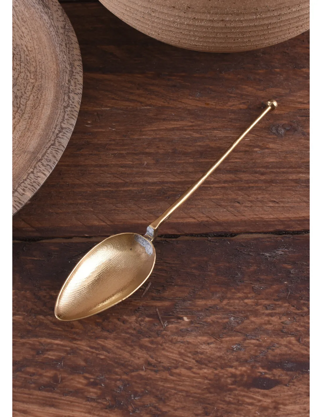 Cuchara Romana en latón tipo Ligula (14,5 cm.)