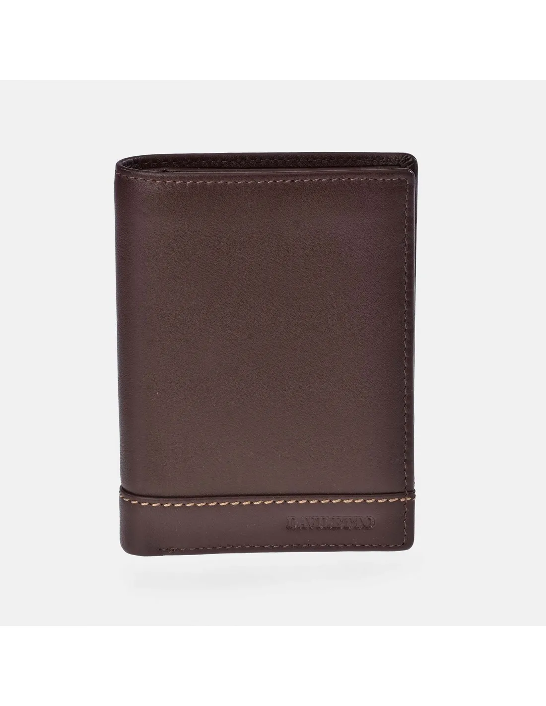 DAVILETTO cartera compacta en piel para hombre