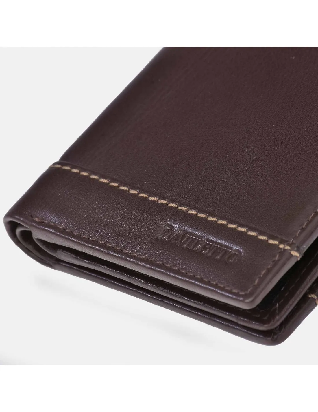 DAVILETTO cartera compacta en piel para hombre