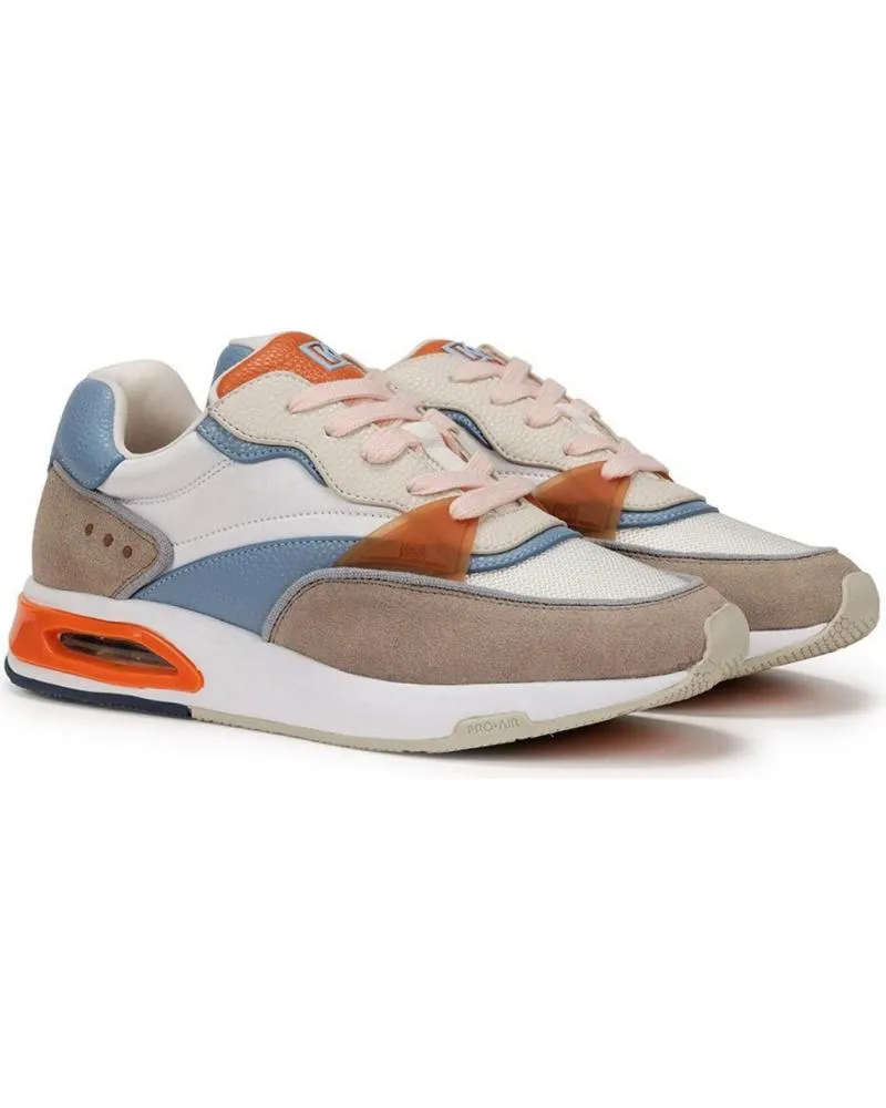 DEPORTIVAS DE MUJER Y HOMBRE DORKING ZAPATO PICADO PIEL MARRON 2425009 MARRONEBLU FIORE CERATO SCHIARENTE MAIALINO FODERA PELL