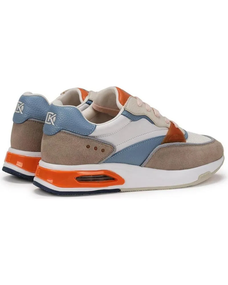 DEPORTIVAS DE MUJER Y HOMBRE DORKING ZAPATO PICADO PIEL MARRON 2425009 MARRONEBLU FIORE CERATO SCHIARENTE MAIALINO FODERA PELL