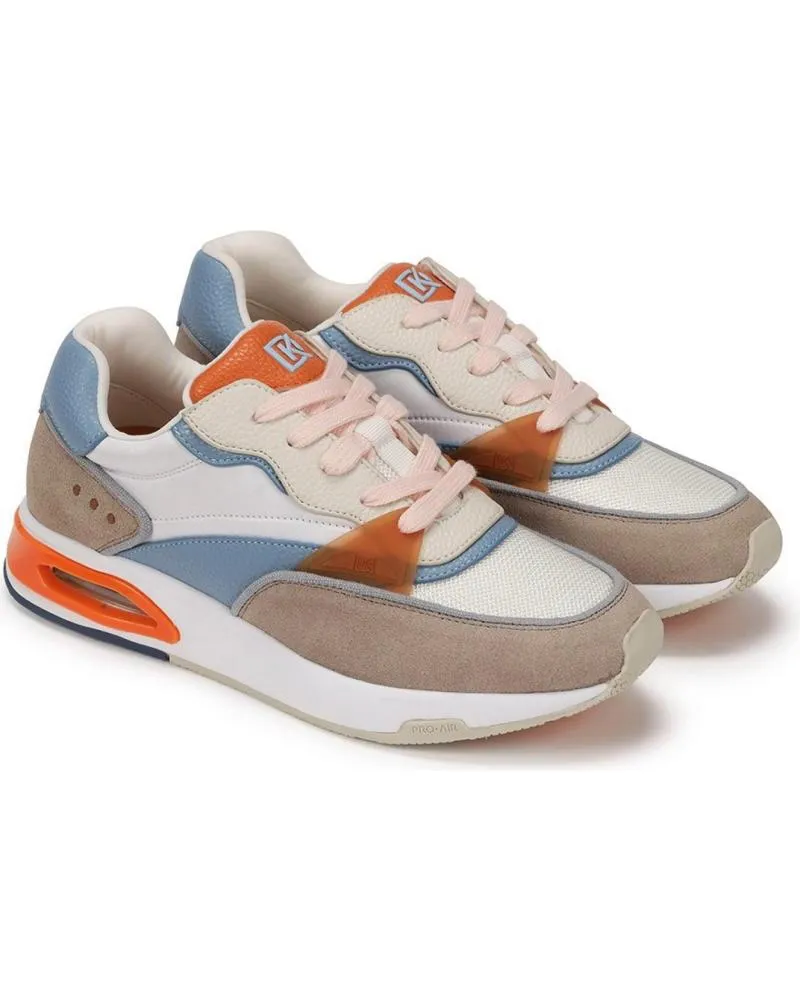 DEPORTIVAS DE MUJER Y HOMBRE DORKING ZAPATO PICADO PIEL MARRON 2425009 MARRONEBLU FIORE CERATO SCHIARENTE MAIALINO FODERA PELL