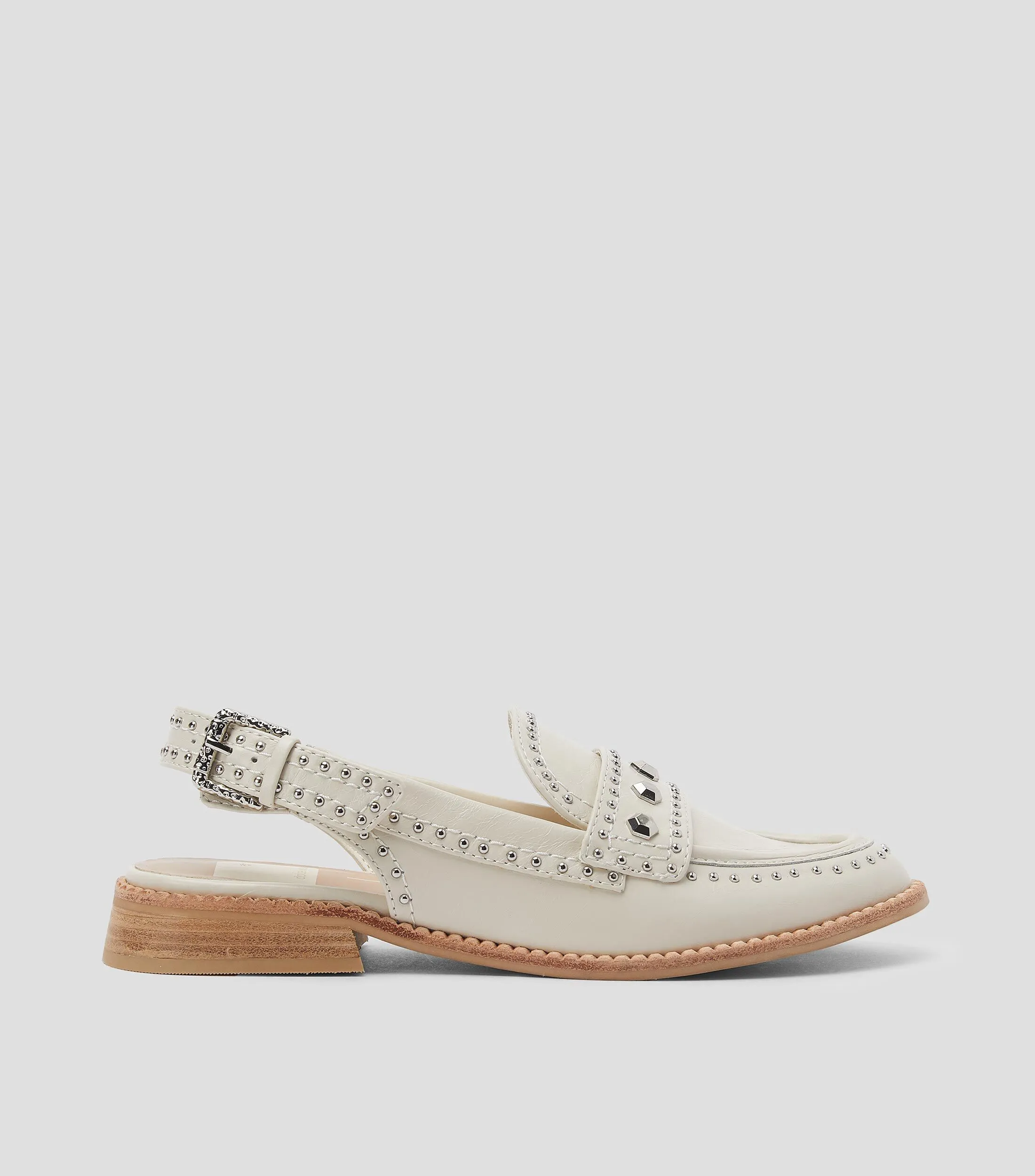 Dolce Vita Flats en Piel con Remaches Mujer