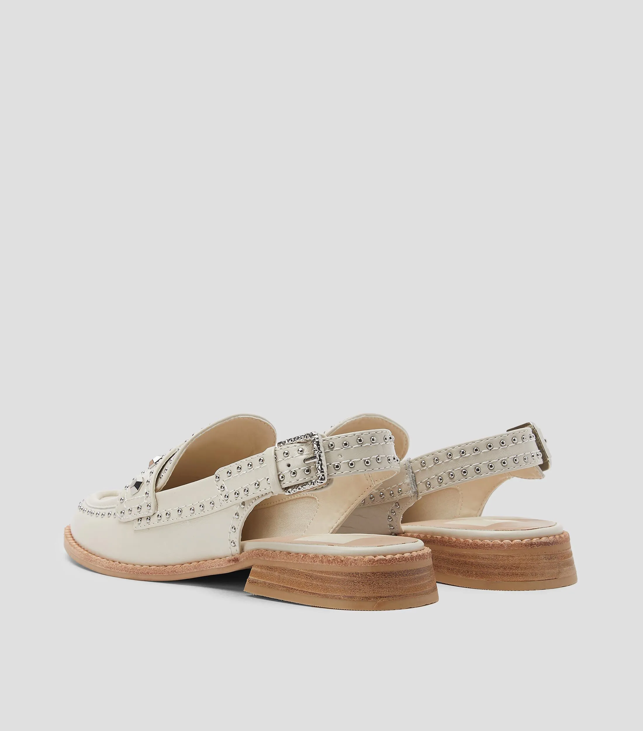 Dolce Vita Flats en Piel con Remaches Mujer