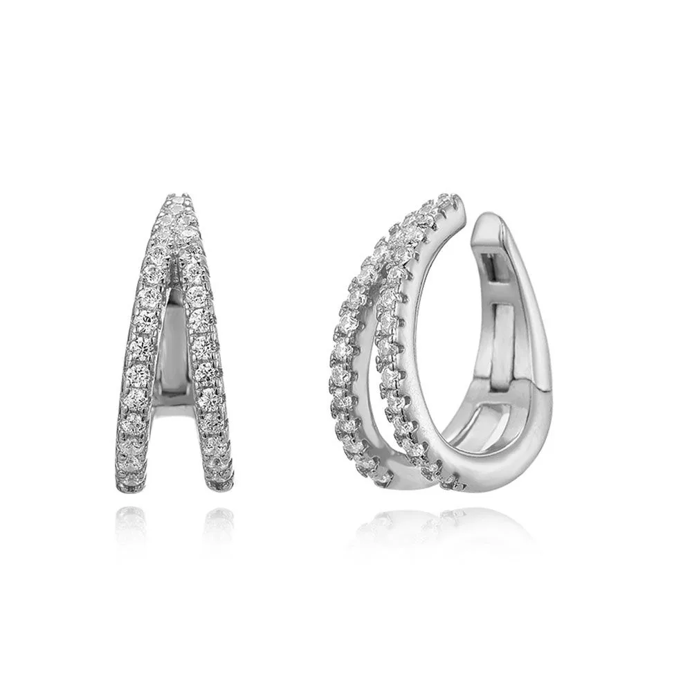 Ear cuff en Plata de Ley Doble