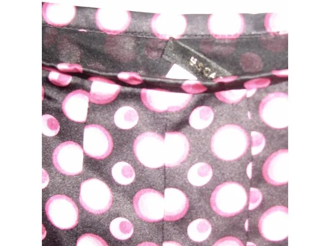 Escada Falda de seda estampada Multicolor 