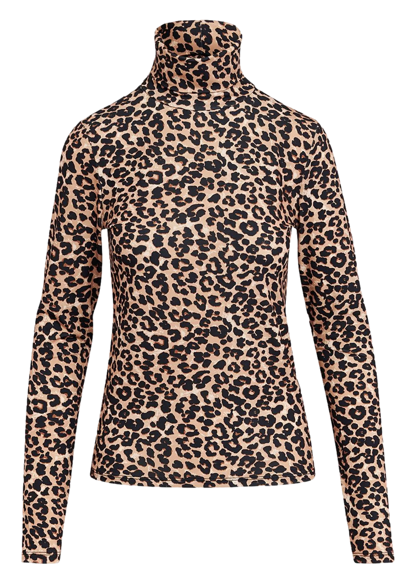 ESSENTIEL ANTWERP GOING  CAMISETA DE CUELLO VUELTO ESTAMPADA EN MARRON