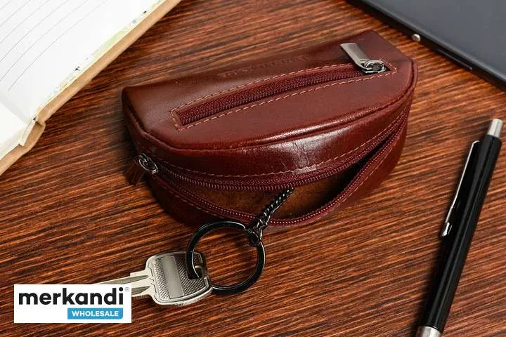 Estuche de cuero para bolígrafos Beltimore rojo G91