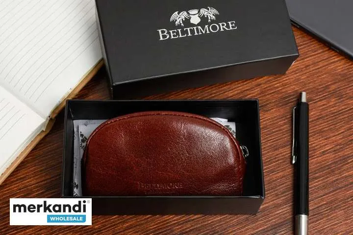 Estuche de cuero para bolígrafos Beltimore rojo G91