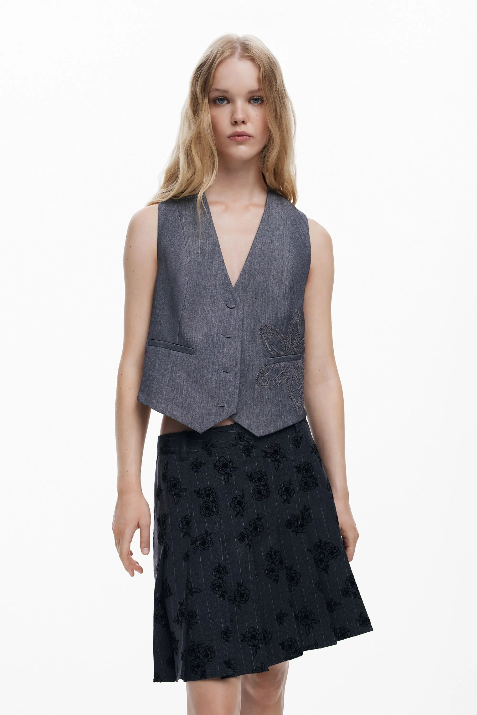 Faldilla de taules estampada