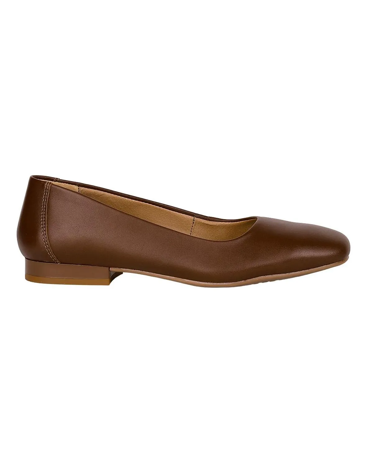 Flat Mujer Piso Café Piel Flexi 02504070