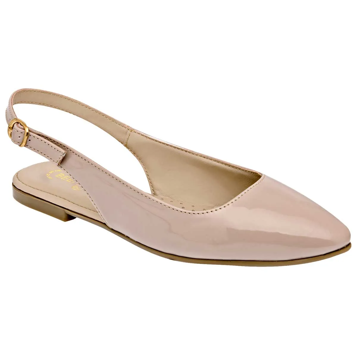 Flats Exterior Piel sintética Color Beige Para Mujer De Been Class