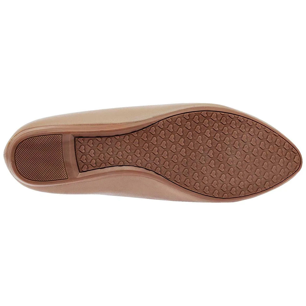 Flats Exterior Piel sintética Color Beige Para Mujer De Clasben