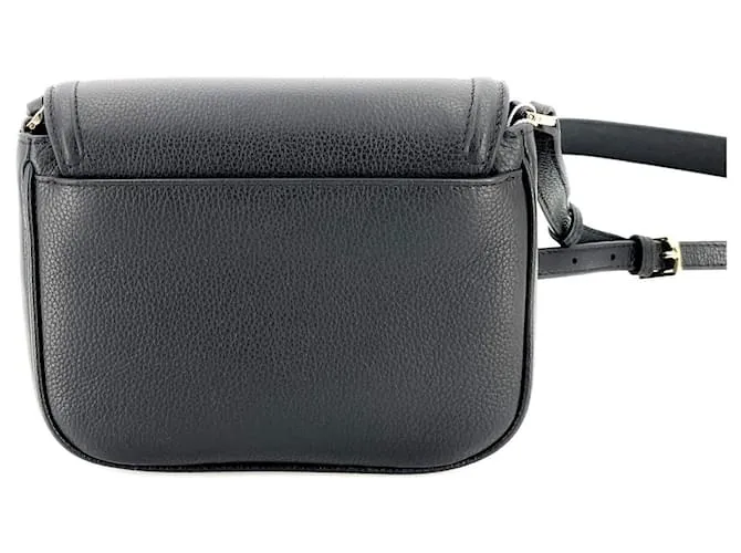Furla Bandolera Piel Cuadros Negro 