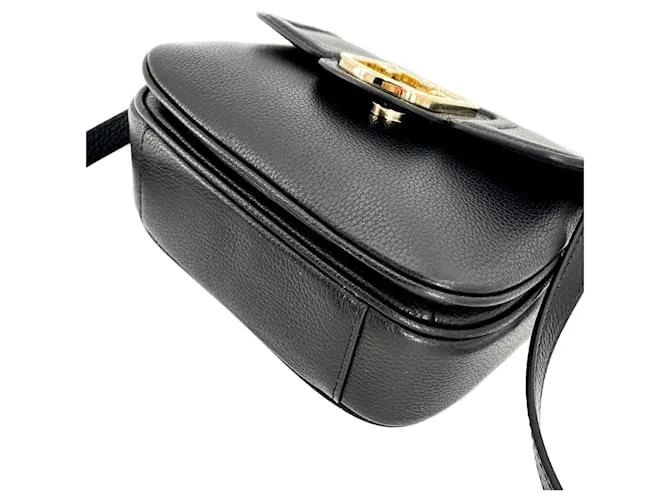 Furla Bandolera Piel Cuadros Negro 
