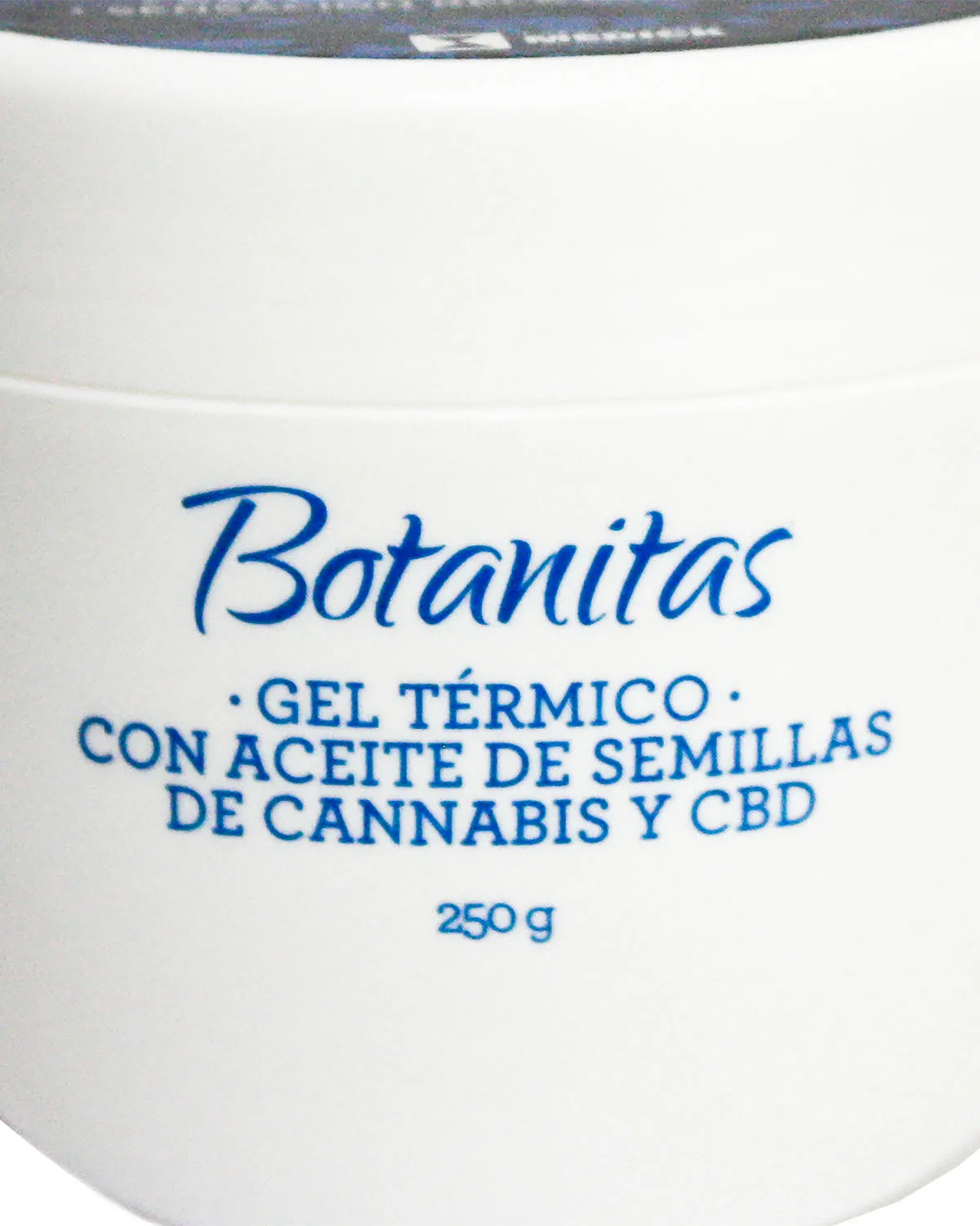 Gel térmico con aceite de semillas de cannabis y cbd