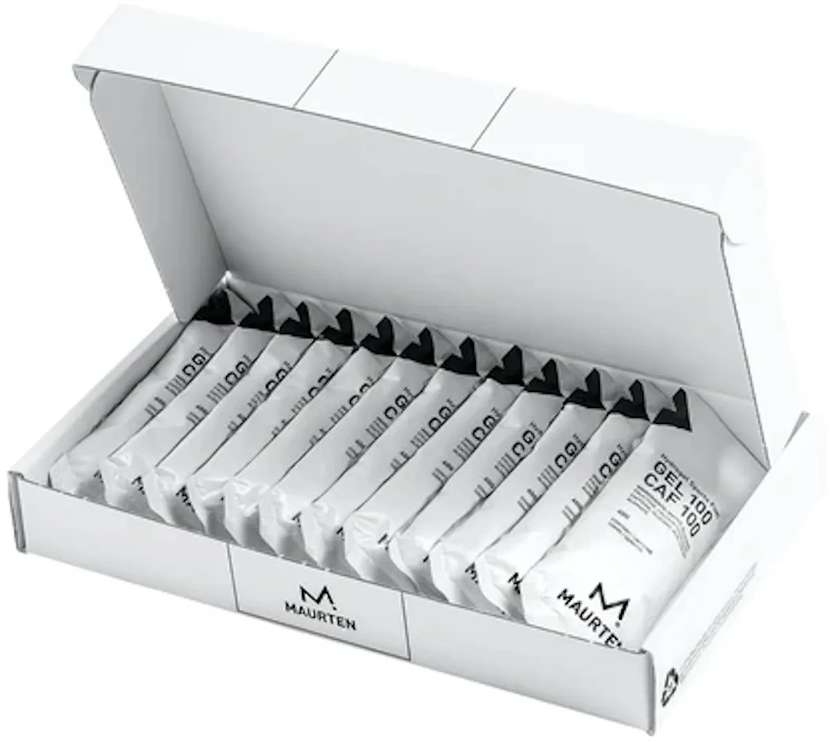 Geles energéticos maurten GEL CAF 100 Box 12 servings