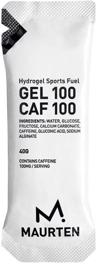 Geles energéticos maurten GEL CAF 100 Box 12 servings