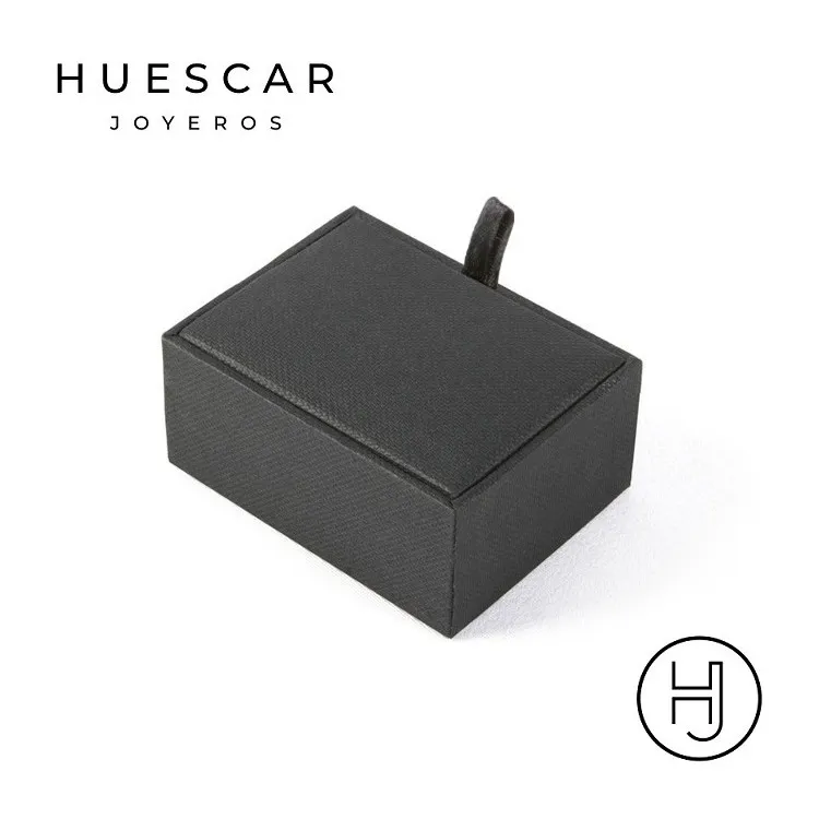 Gemelos hexagonales personalizados en plata de ley