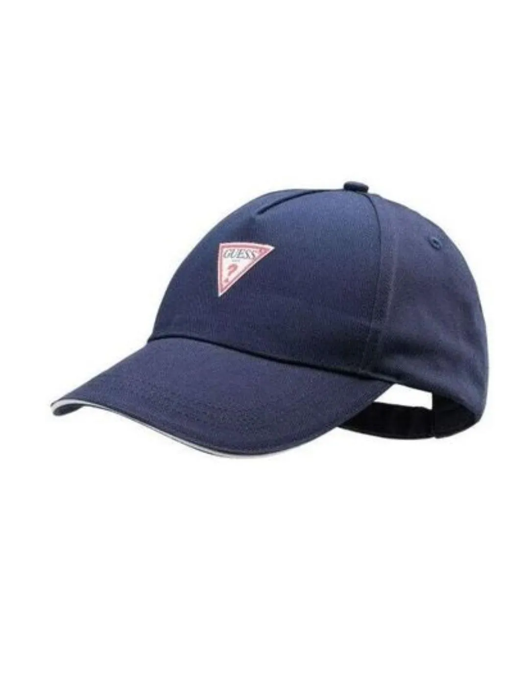 Gorra Guess Triangle azul  con cierre de hebilla para hombre