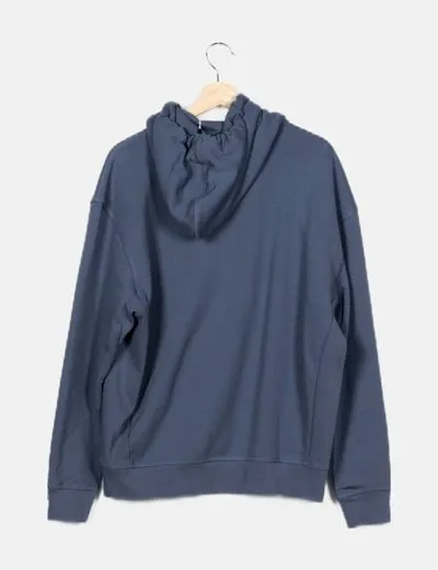 Hugo Boss Sudadera azul con capuch