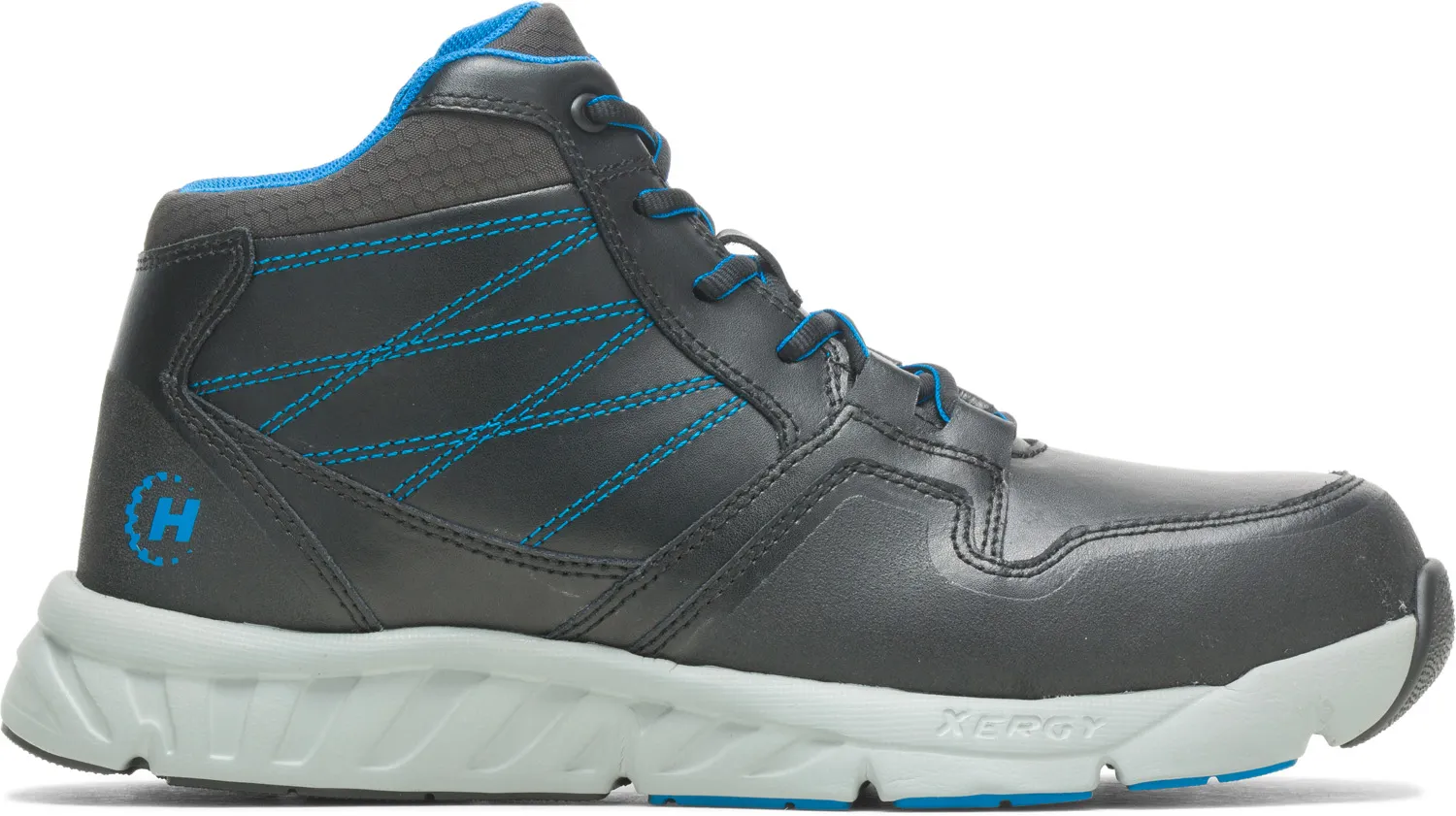 HYTEST Deportivo medio alto, EH con puntera nano, negro, de hombre, HyTest Annex