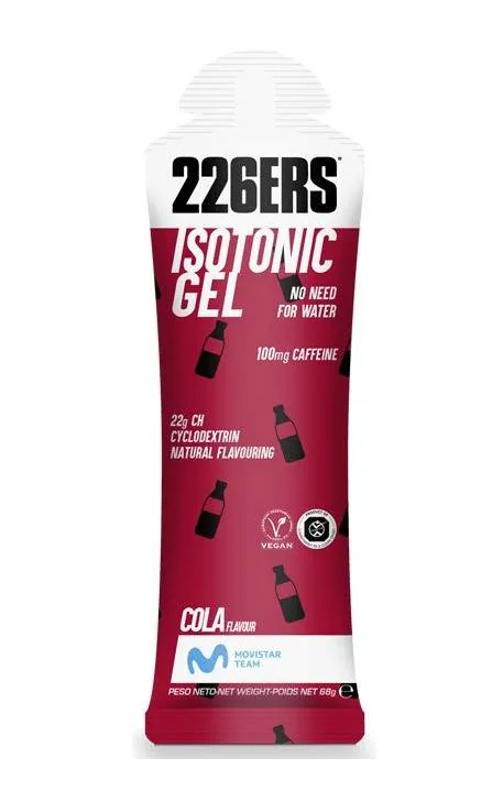ISOTONIC GEL 226 ERS COLA 100MG CAFEINA