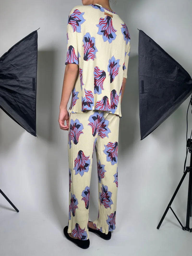 JAZMIN CHEBAR Polera Rib Estampada