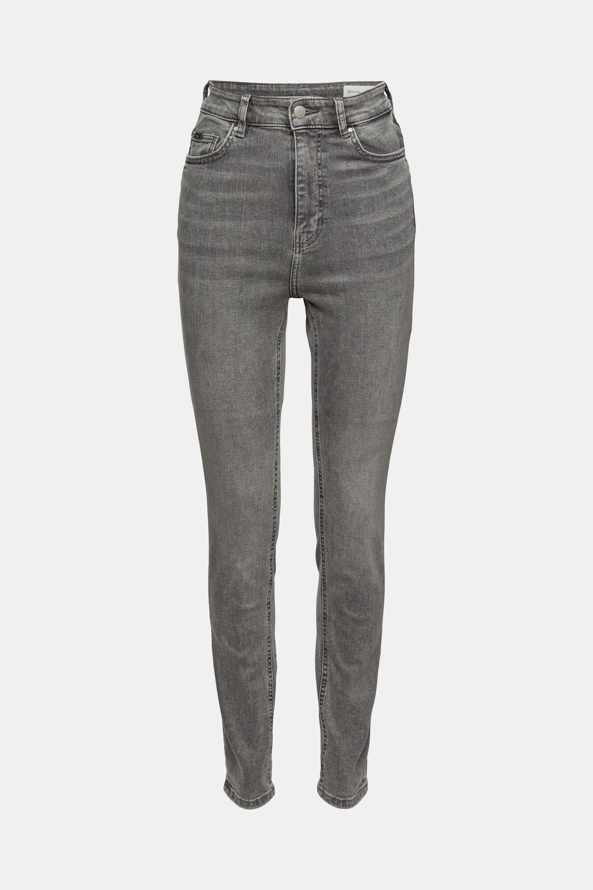 Jeans elásticos con efecto deslavado