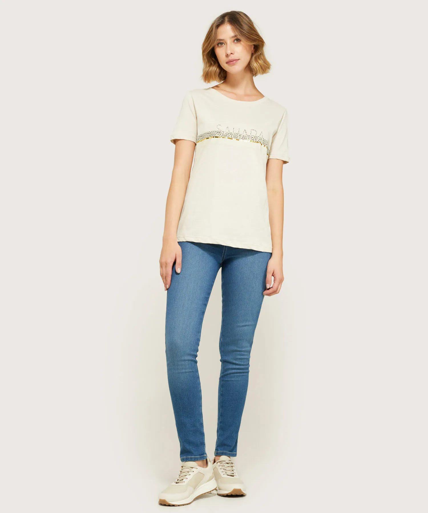 JEGGING TIRO ALTO CON BOLSILLOS