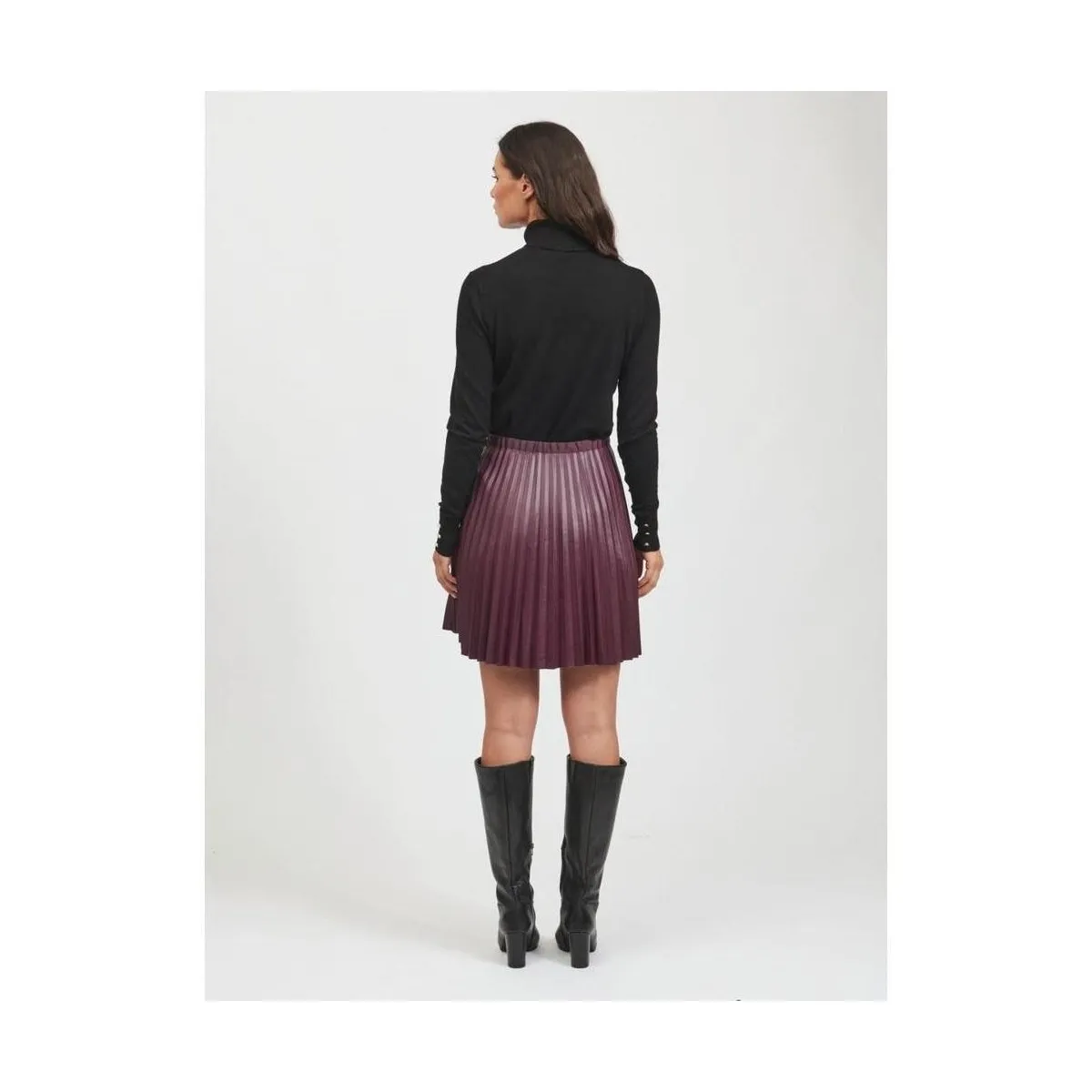 JENEVE BUTTON KNIT  BLACK