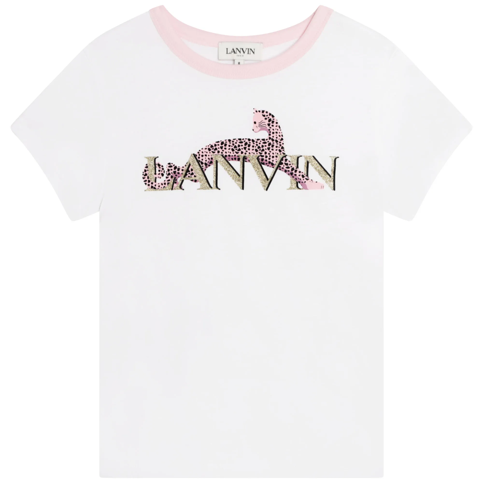LANVIN Camiseta manga corta y algodón