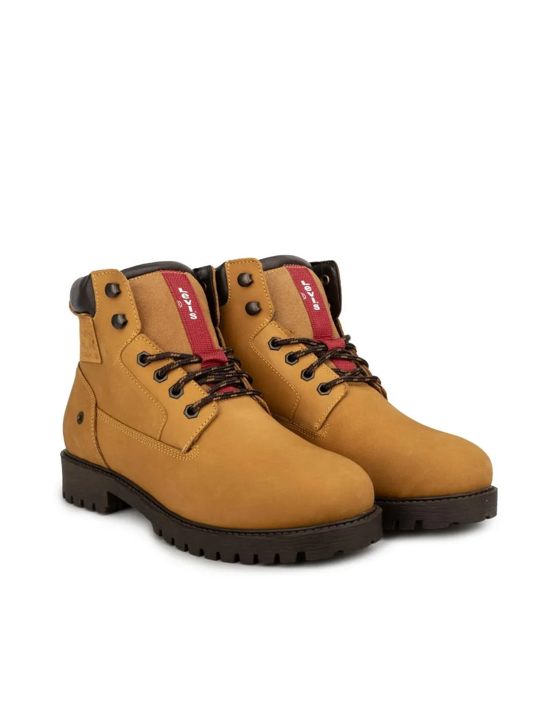 LEVIS Botas Piel Amarillo Mostaza
