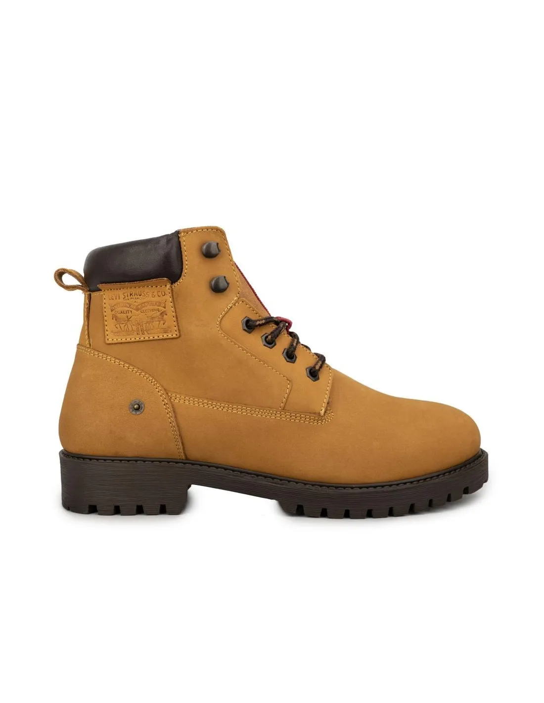 LEVIS Botas Piel Amarillo Mostaza