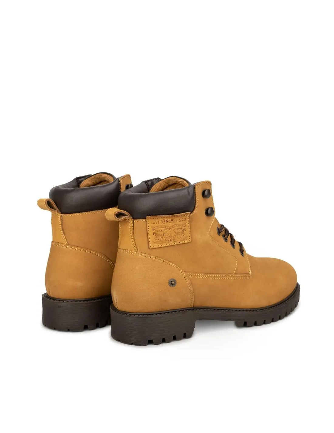 LEVIS Botas Piel Amarillo Mostaza