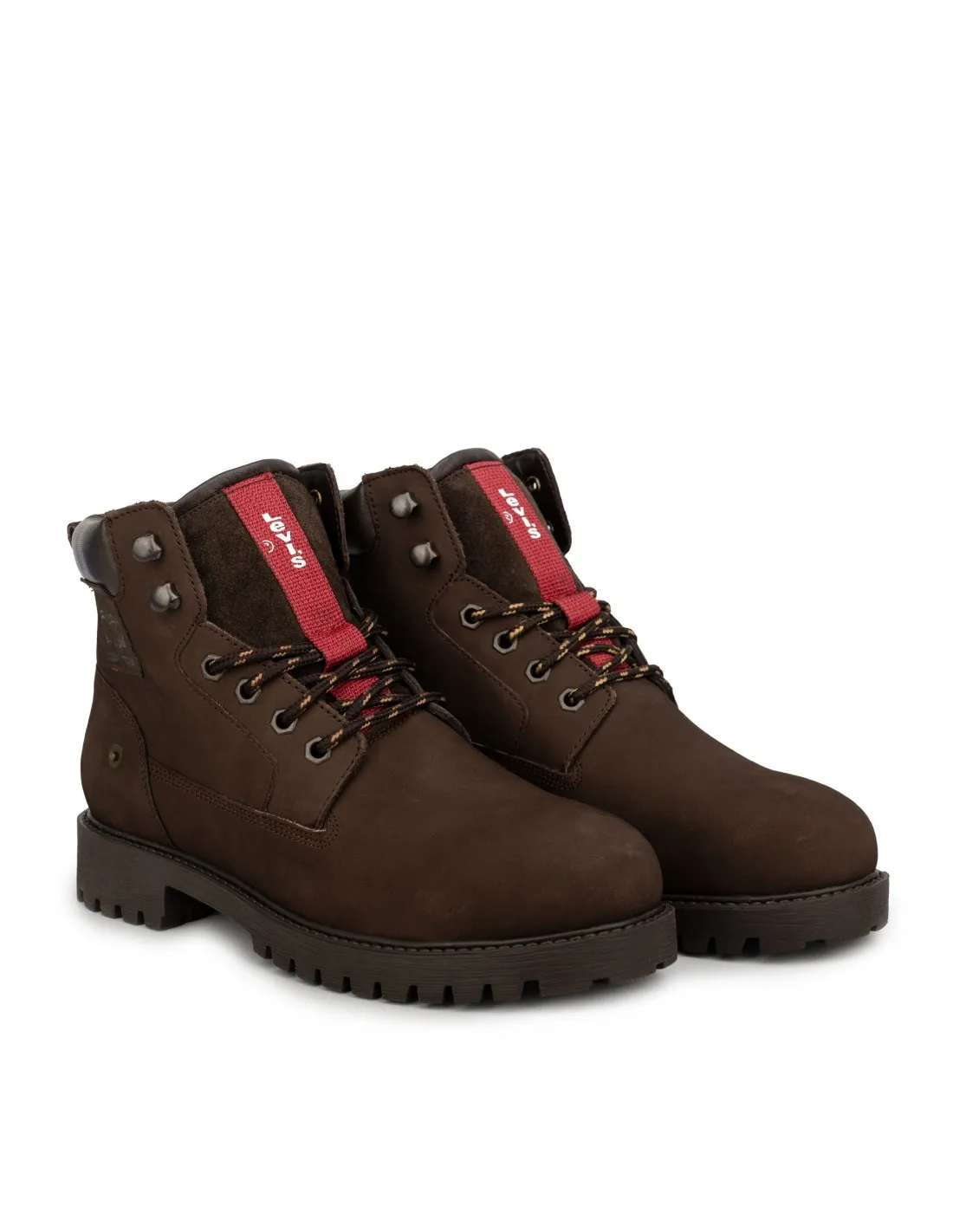 LEVIS Botas Piel Marrones
