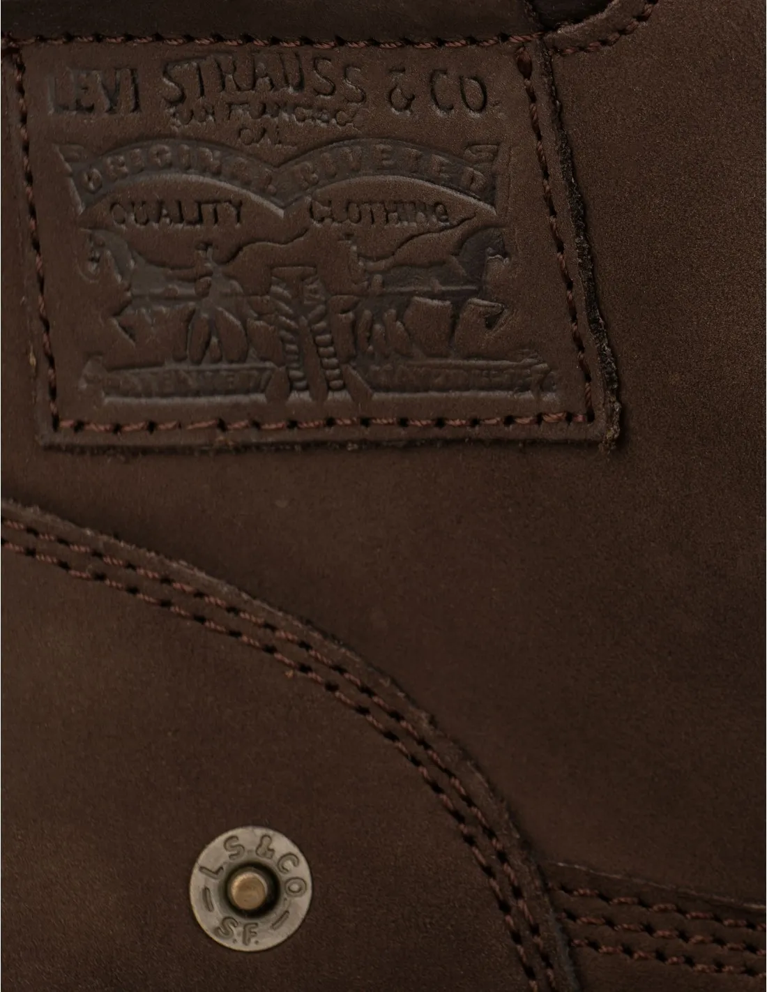 LEVIS Botas Piel Marrones