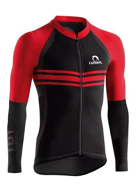 Maillot cycling hombre Lurbel Horizon, manga larga con tecnología IDT. Modelo con ergonomía y tallaje para hombre.