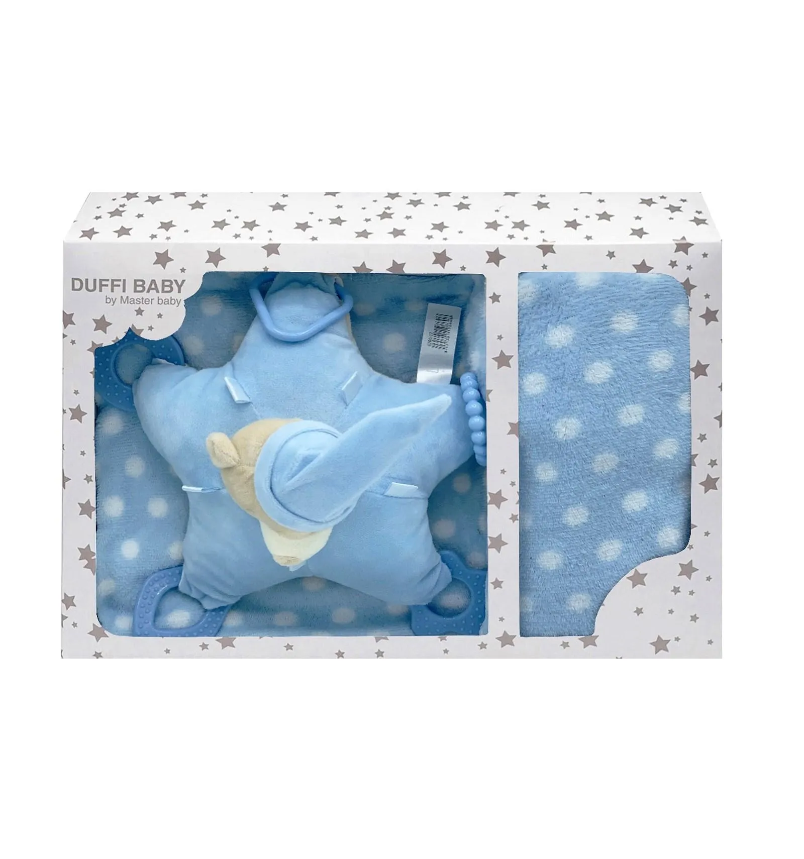 Manta Coralina con Peluche Mordedor DUFFI