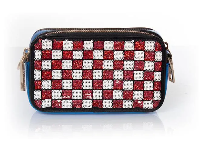 MARC JACOBS, Bandolera snapshot a cuadros Multicolor 