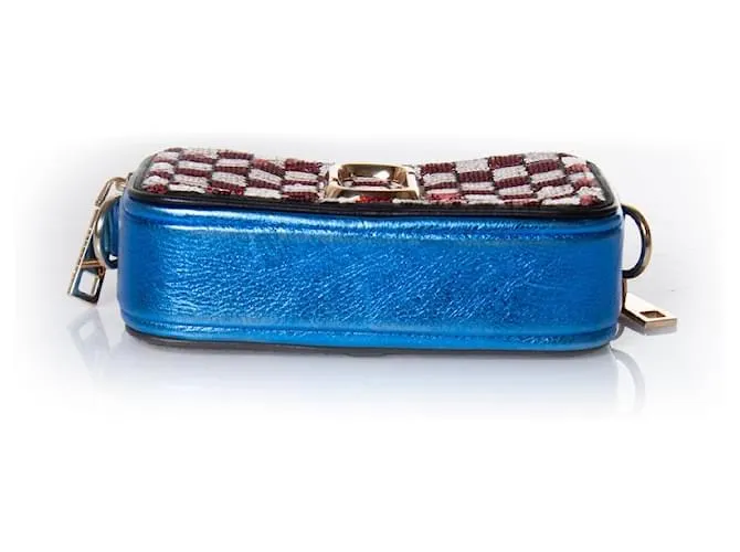 MARC JACOBS, Bandolera snapshot a cuadros Multicolor 