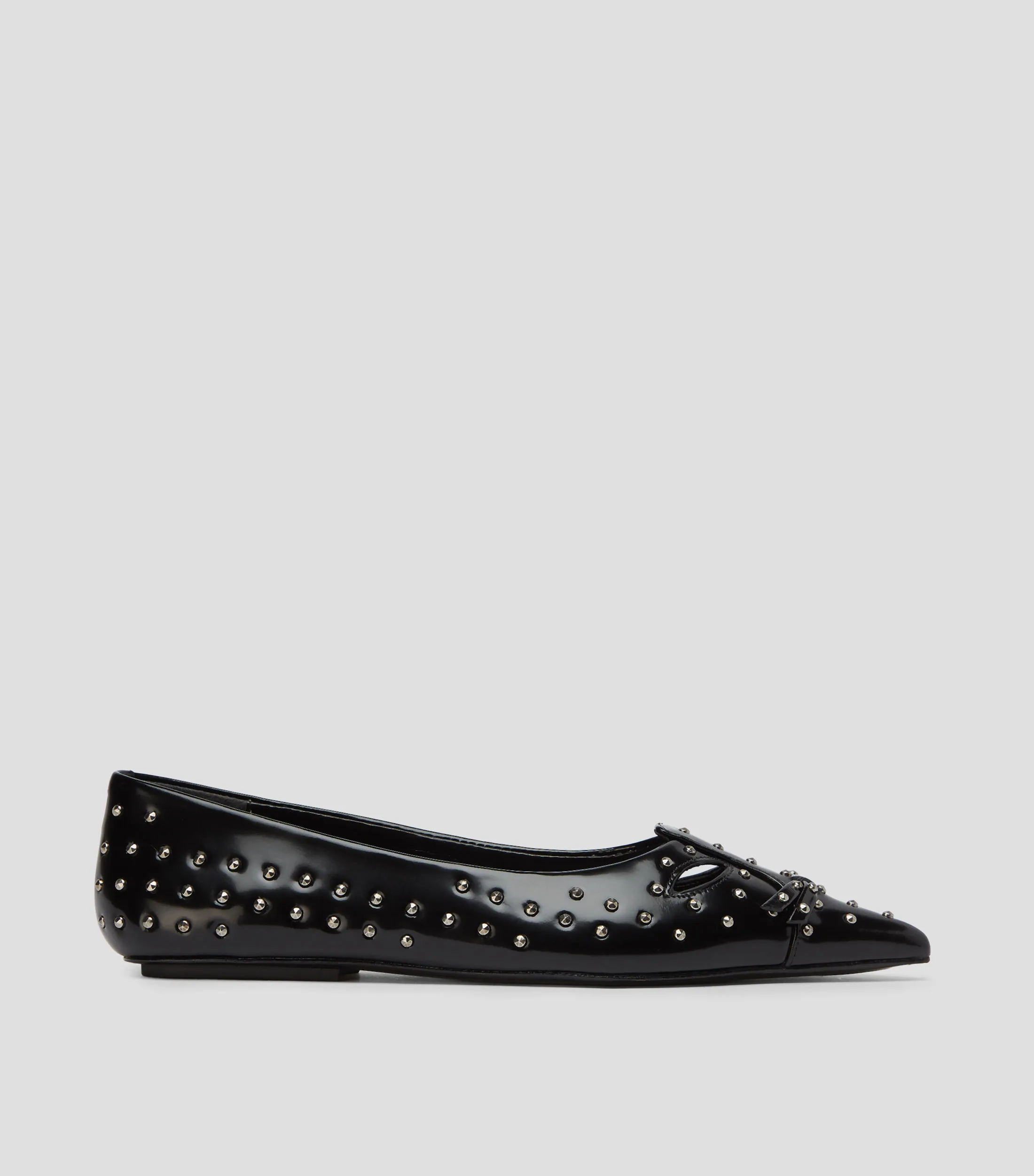 Marc Jacobs Flats The Kat en piel con estoperoles Mujer