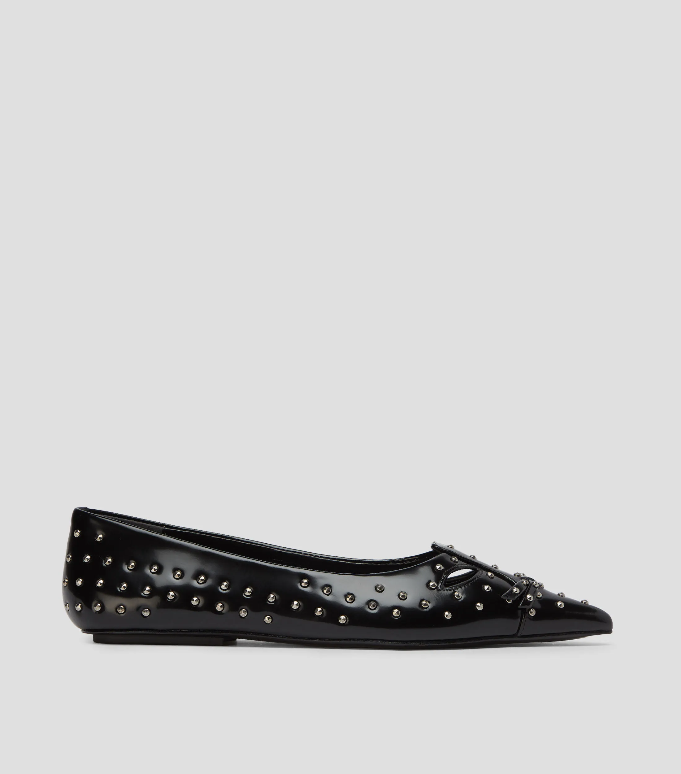 Marc Jacobs Flats The Kat en piel con estoperoles Mujer