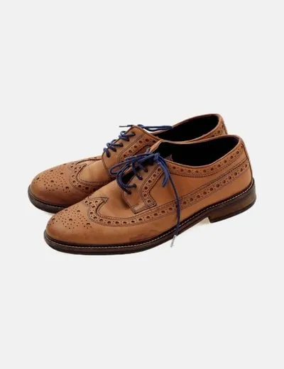 Marks & Spencer Oxford piel camel