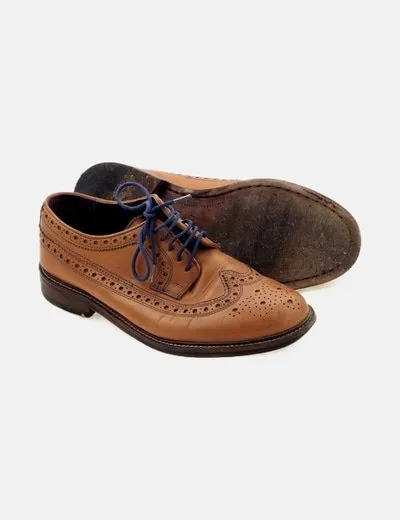 Marks & Spencer Oxford piel camel