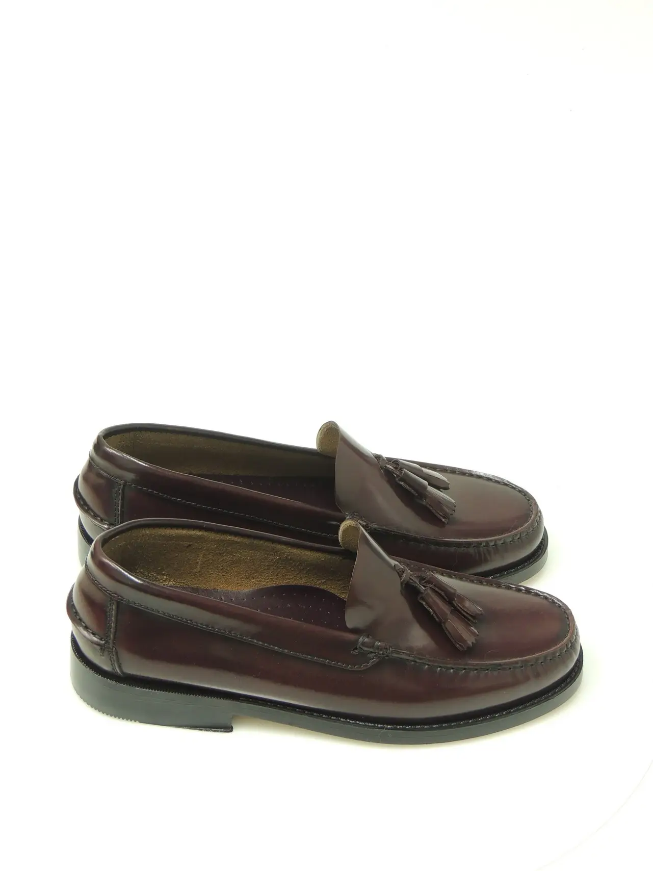 MOCASINES CASTELLANOS EDWARD’S 1007 PIEL BURDEOS