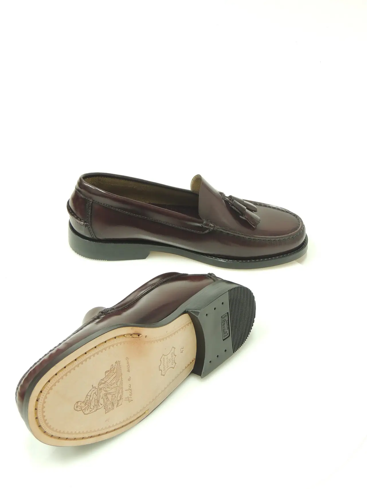 MOCASINES CASTELLANOS EDWARD’S 1007 PIEL BURDEOS