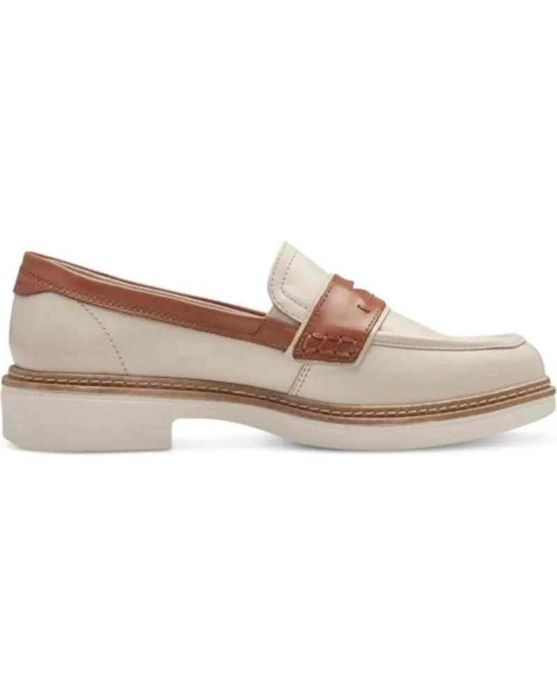 MOCASINES DE MUJER TAMARIS 84310 PIEL CUER BEIG